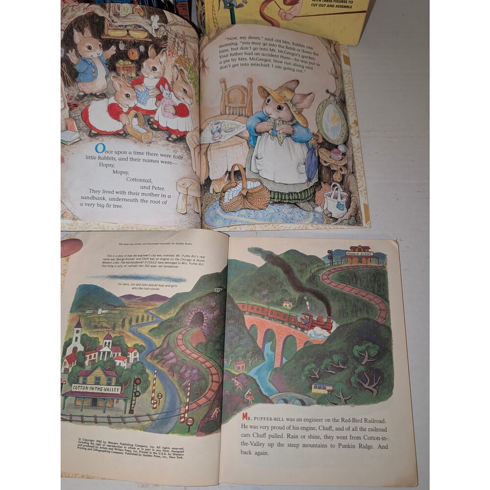Vintage Lot 12 Little Golden Books 1960's - 90's Walt Disney Collectible - Picture 5 of 10